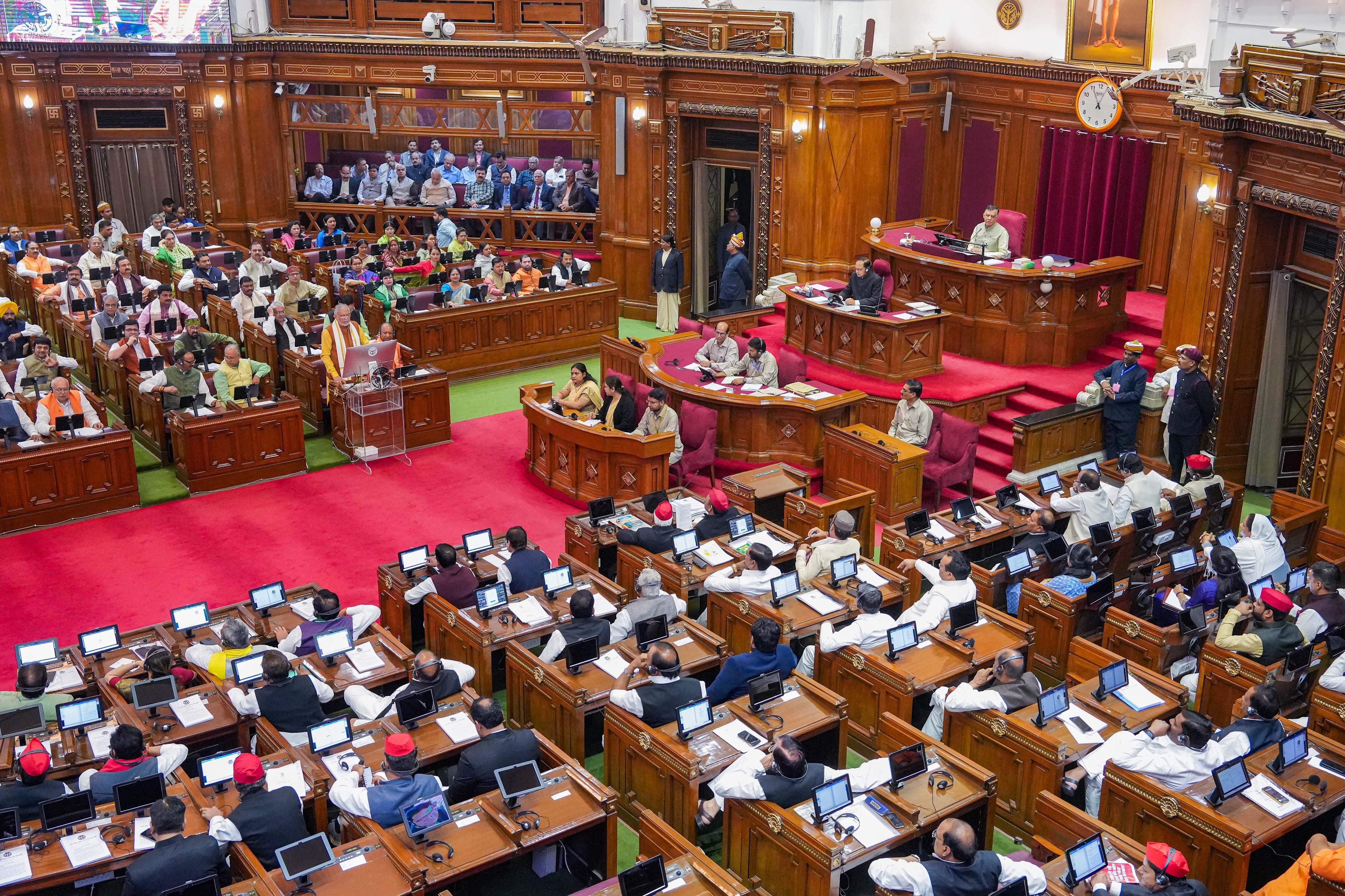 Up Caste Census Demand Grows Louder Sp Members Protest In Assembly Newsclick